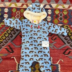 Baby Boden Fleece Lined Bodysuit